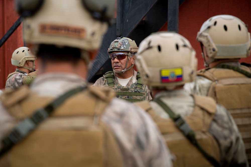 U.S. Marines practice room clearing during Resolute Sentinel 24