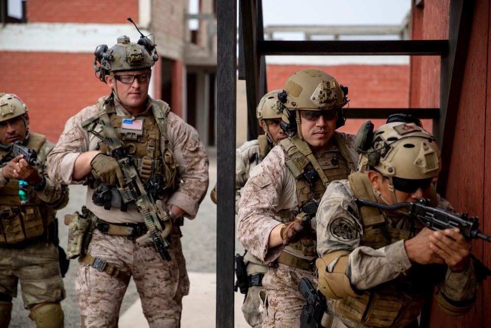 U.S. Marines practice room clearing during Resolute Sentinel 24