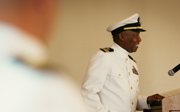 Lt. Cmdr. Yves Emilus of LCSRON 2 Retires