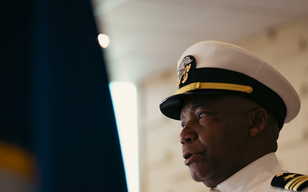 Lt. Cmdr. Yves Emilus of LCSRON 2 Retires