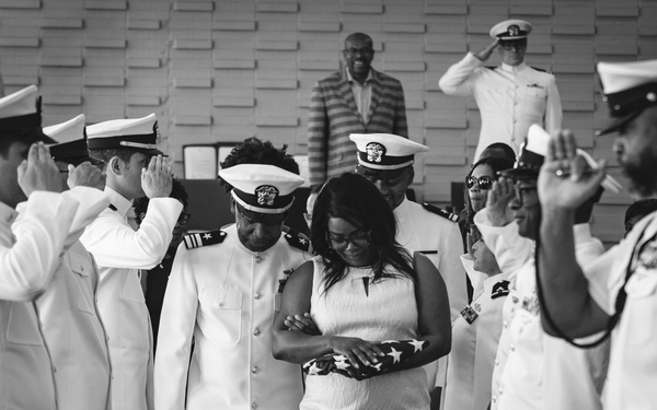 Lt. Cmdr. Yves Emilus of LCSRON 2 Retires