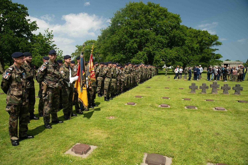 Germans honored at La Cambe German Military Cemetery as part of D-Day 80 commemoration