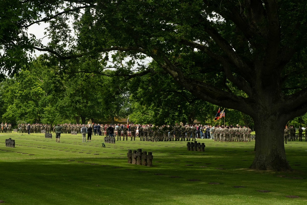 Germans honored at La Cambe German Military Cemetery as part of D-Day 80 commemoration