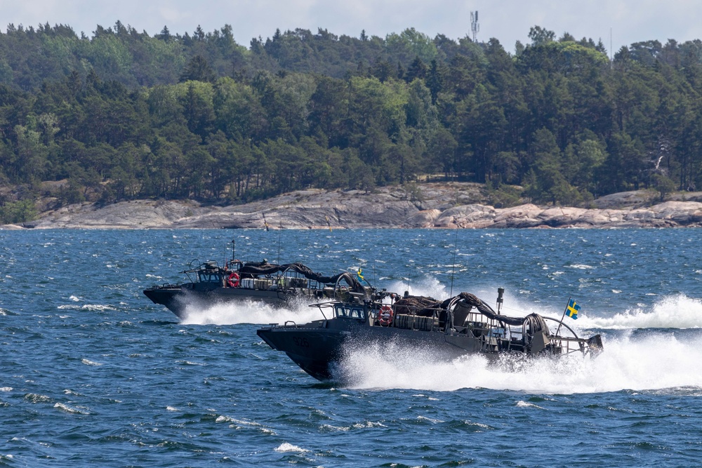 Swedish Navy CB-90 Used During BALTOPS 24