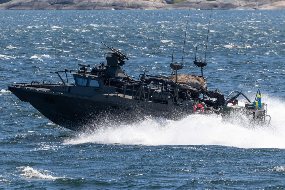 Swedish Navy CB-90 Used During BALTOPS 24