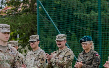 U.S. Army Garrison-Poland &amp; V Corps Soldiers Receive the GAFPB