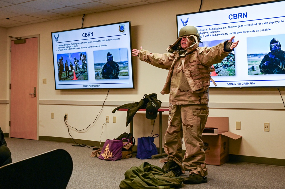 Fairchild AFB takes honorary commanders to JBER on a civic leader tour