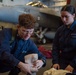 USS Ronald Reagan (CVN 7Sailors conduct  general quarters drill