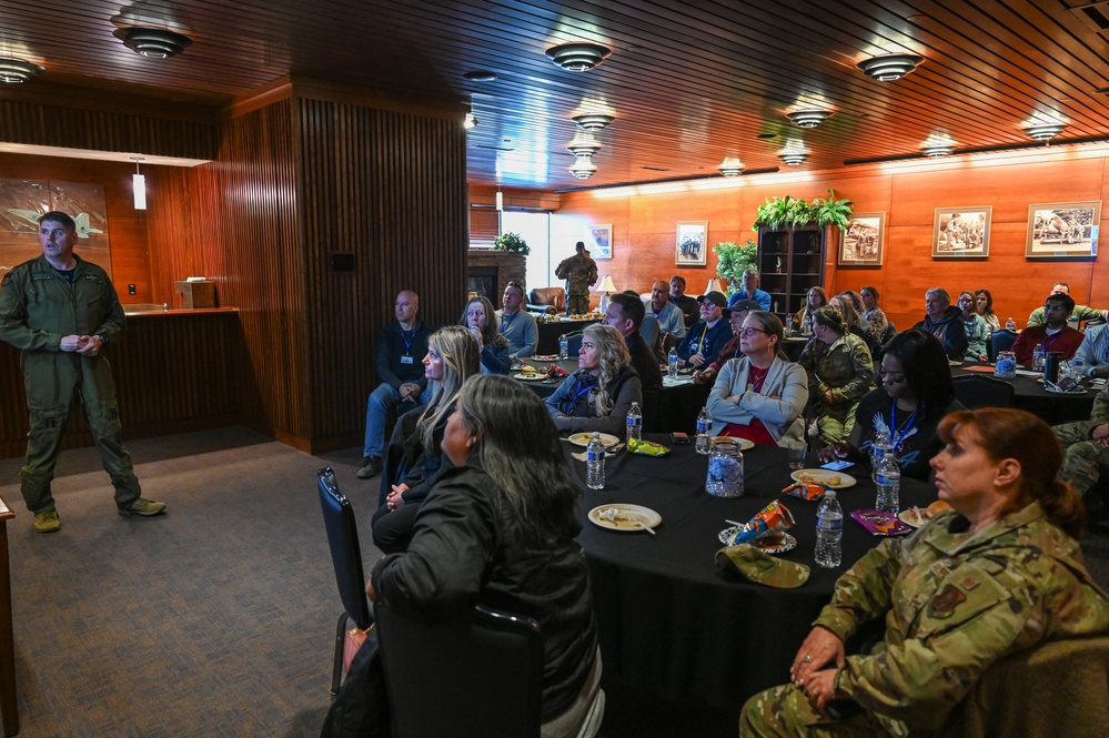 Fairchild AFB takes honorary commanders to JBER on a civic leader tour