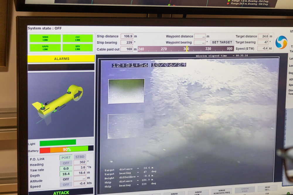 Unmanned Surface Vehicle Used During BALTOPS 24