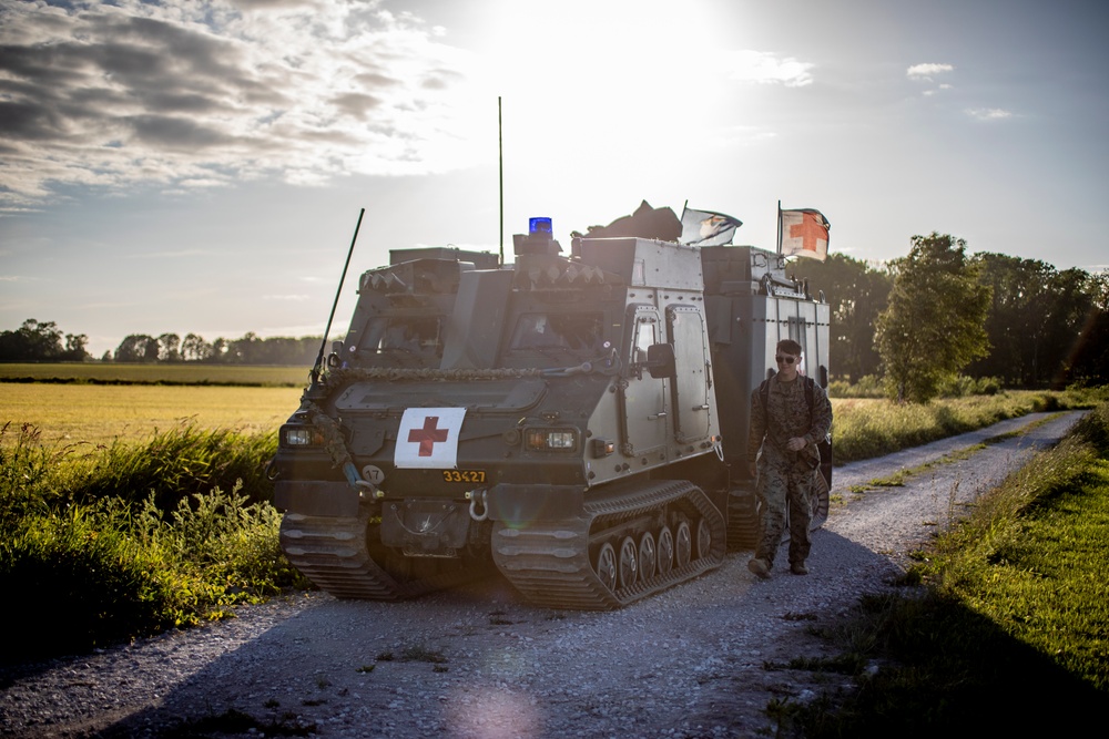 4th Recon Marines conduct force on force exercise in Sweden during BALTOPS 24