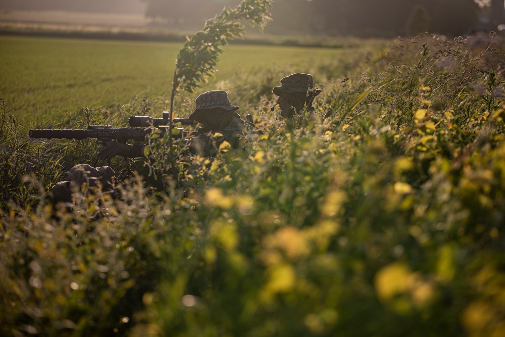 4th Recon Marines conduct force on force exercise in Sweden during BALTOPS 24