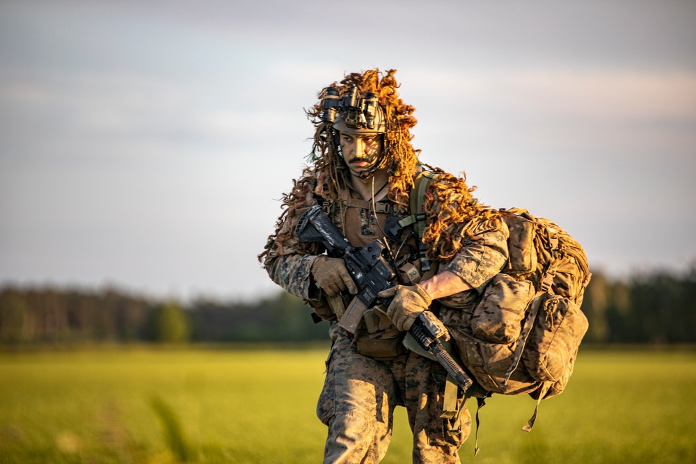 4th Recon Marines conduct force on force exercise in Sweden during BALTOPS 24