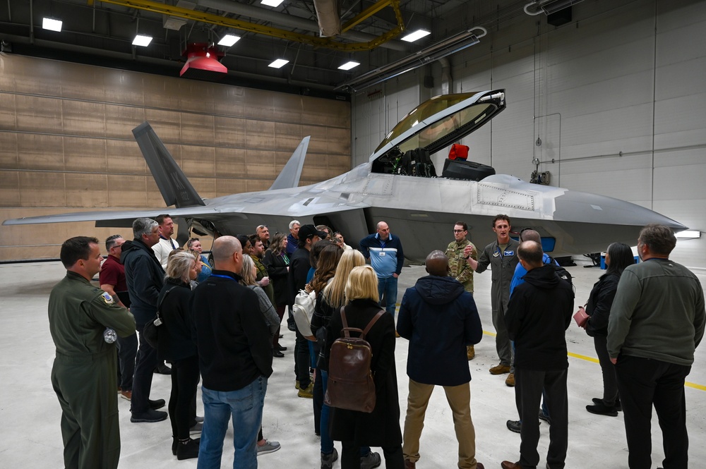 Fairchild AFB takes honorary commanders to JBER on a civic leader tour