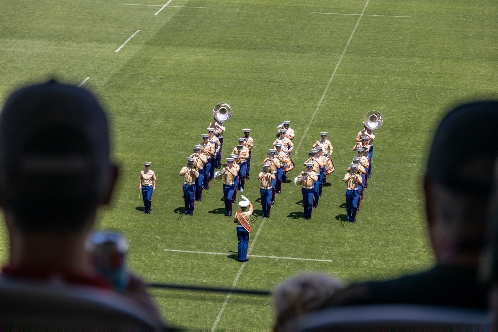 3rd MAW Commanding General attends a Major League Rugby match