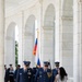 The Commander of the Slovak Air Force Maj. Gen. Róbert Tóth Participates in an Air Force Full Honors Wreath-Laying Ceremony at the Tomb of the Unknown Soldier