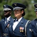 The Commander of the Slovak Air Force Maj. Gen. Róbert Tóth Participates in an Air Force Full Honors Wreath-Laying Ceremony at the Tomb of the Unknown Soldier
