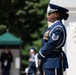 The Commander of the Slovak Air Force Maj. Gen. Róbert Tóth Participates in an Air Force Full Honors Wreath-Laying Ceremony at the Tomb of the Unknown Soldier