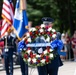 The Commander of the Slovak Air Force Maj. Gen. Róbert Tóth Participates in an Air Force Full Honors Wreath-Laying Ceremony at the Tomb of the Unknown Soldier