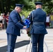 The Commander of the Slovak Air Force Maj. Gen. Róbert Tóth Participates in an Air Force Full Honors Wreath-Laying Ceremony at the Tomb of the Unknown Soldier