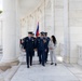 The Commander of the Slovak Air Force Maj. Gen. Róbert Tóth Participates in an Air Force Full Honors Wreath-Laying Ceremony at the Tomb of the Unknown Soldier