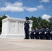 The Commander of the Slovak Air Force Maj. Gen. Róbert Tóth Participates in an Air Force Full Honors Wreath-Laying Ceremony at the Tomb of the Unknown Soldier
