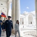 The Commander of the Slovak Air Force Maj. Gen. Róbert Tóth Participates in an Air Force Full Honors Wreath-Laying Ceremony at the Tomb of the Unknown Soldier