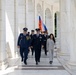 The Commander of the Slovak Air Force Maj. Gen. Róbert Tóth Participates in an Air Force Full Honors Wreath-Laying Ceremony at the Tomb of the Unknown Soldier