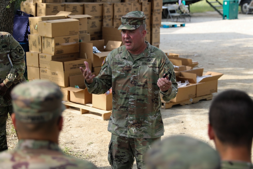 Brig. Gen. Steven Turner visits Tennessee National Guard Soldiers at Fort Cavazos