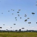 Multi-national paratroopers commemorate D-Day with historic jump into Normandy, France.