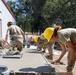 Engineer Soldiers Build Concrete Paths at Annual Training