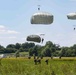 Multi-national paratroopers commemorate D-Day with historic jump into Normandy, France.