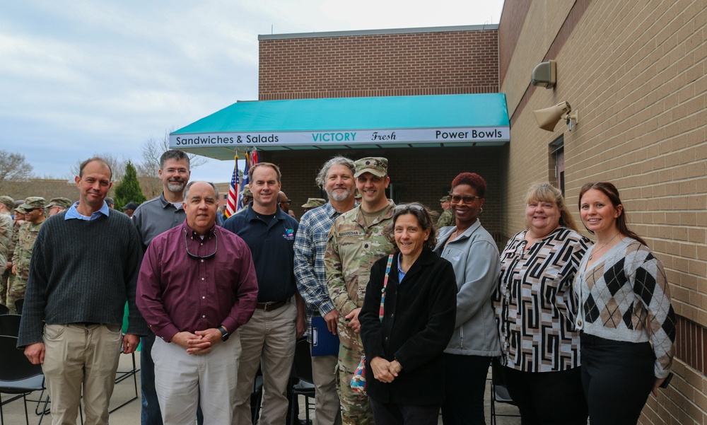 Fort Jackson hosts ribbon cutting with celebrity chef Robert Irvine for new Victory Fresh restaurant