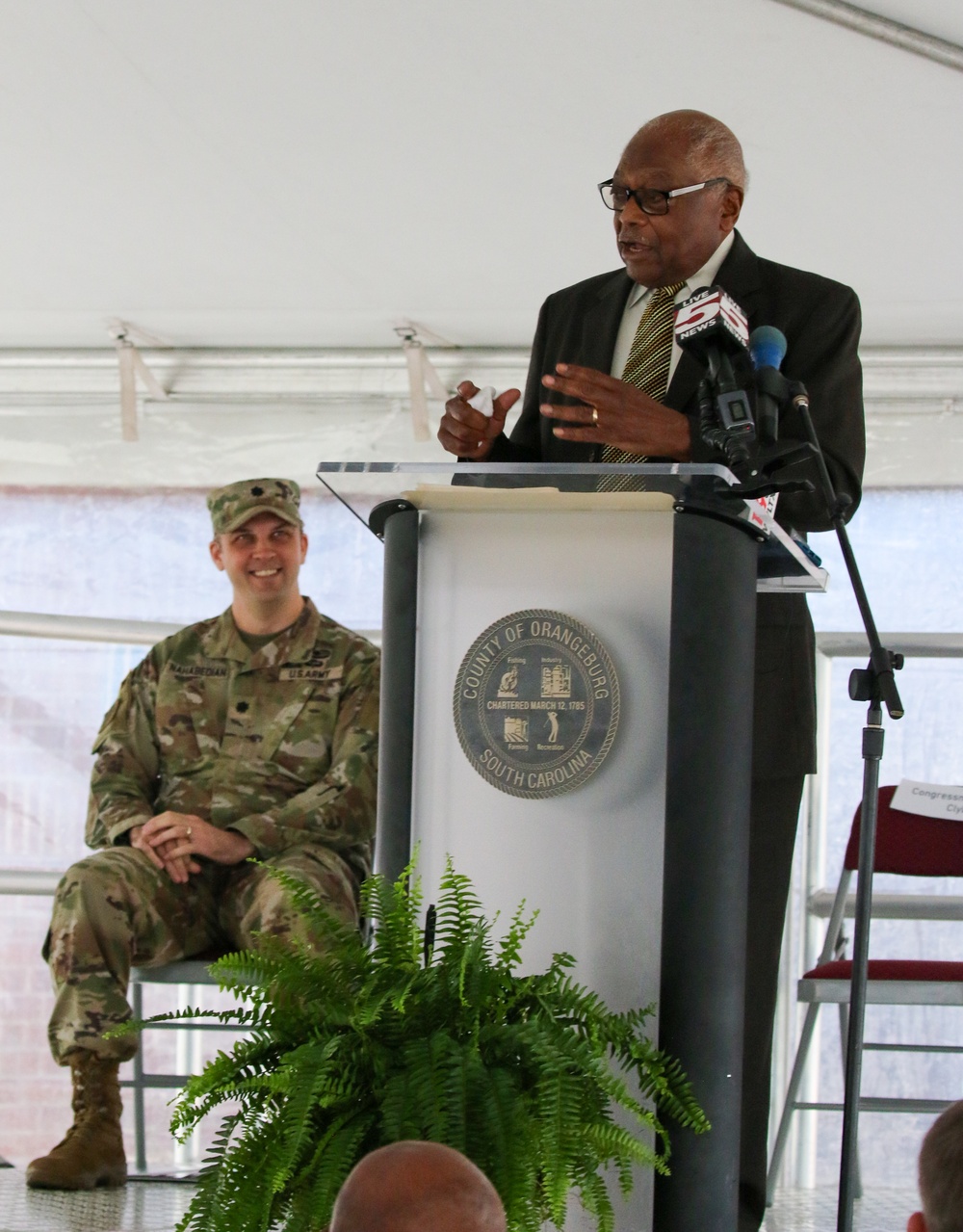 Stakeholders Break Ground on Orangeburg-Berkeley Reach Water Line Project