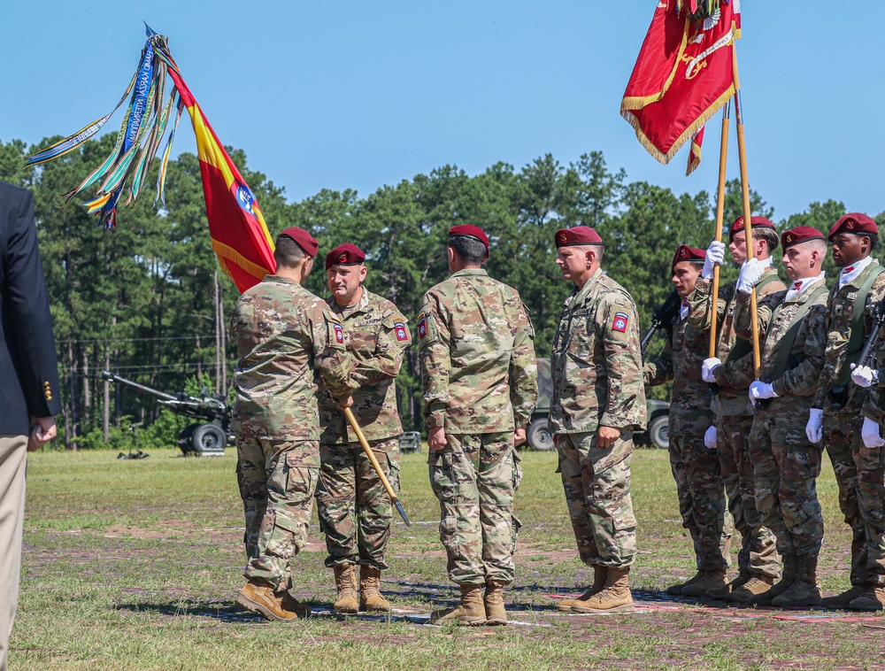 82nd DIVARTY Change of Command