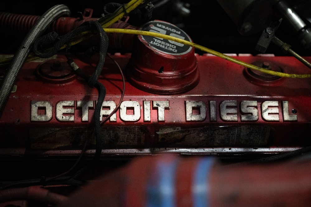 Detroit Diesel Engine That Powers a Teledyne P-23 Crash Truck