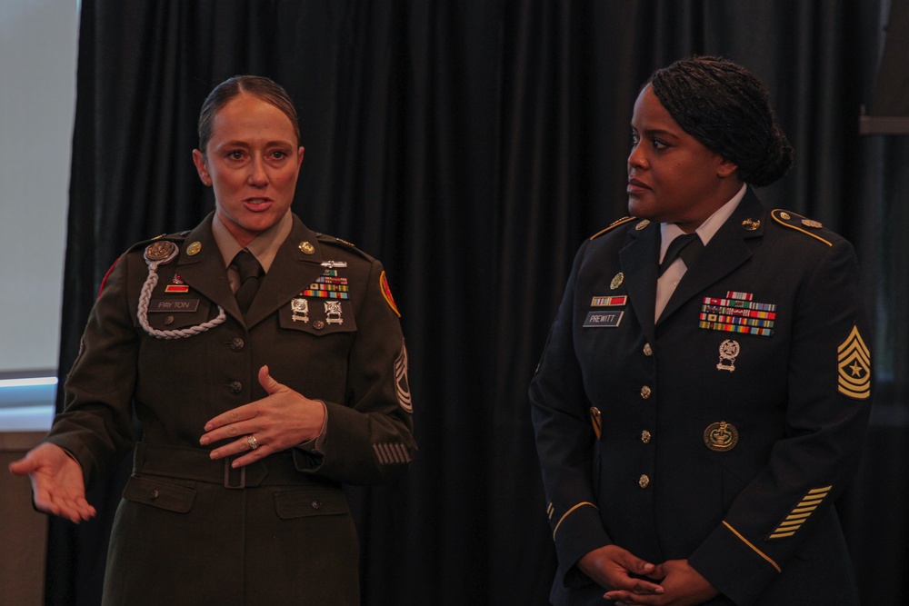 Sgt. Maj. Prewitt Retirement Ceremony
