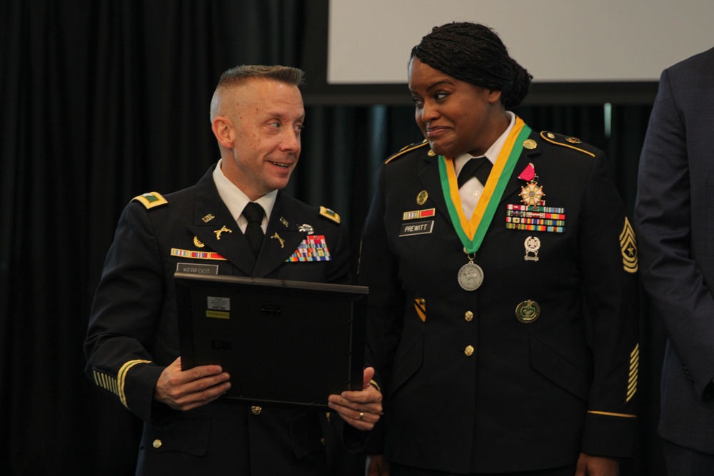 Sgt. Maj. Prewitt Retirement Ceremony
