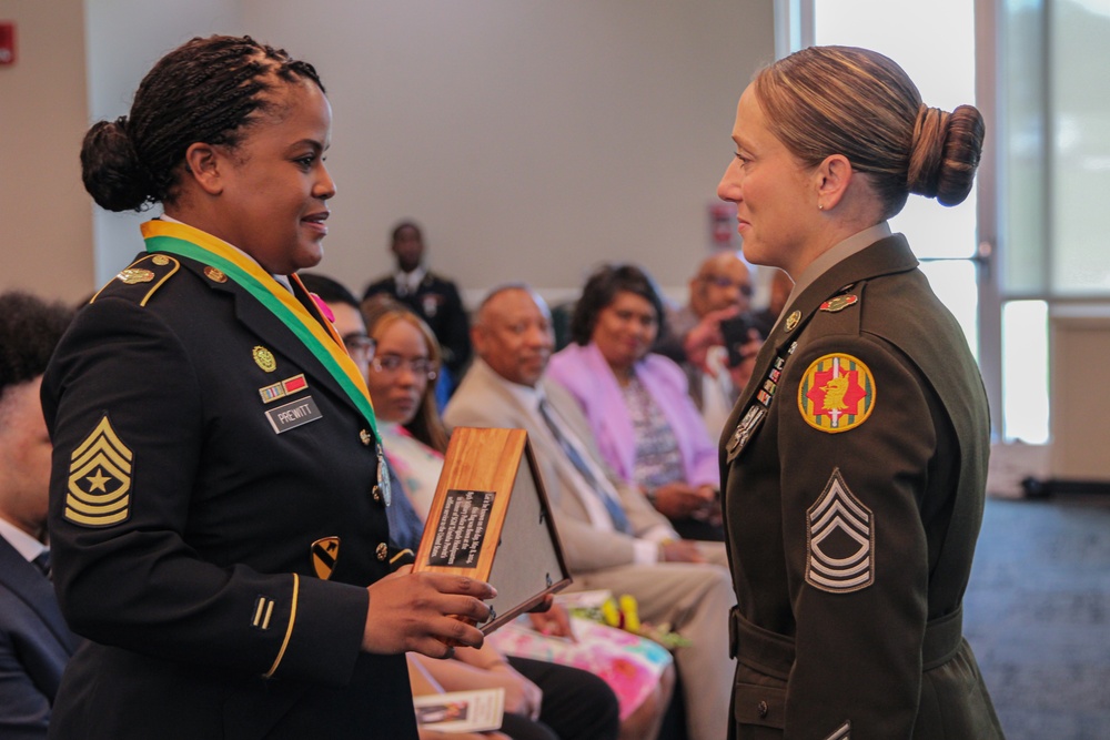 Sgt. Maj. Prewitt Retirement Ceremony
