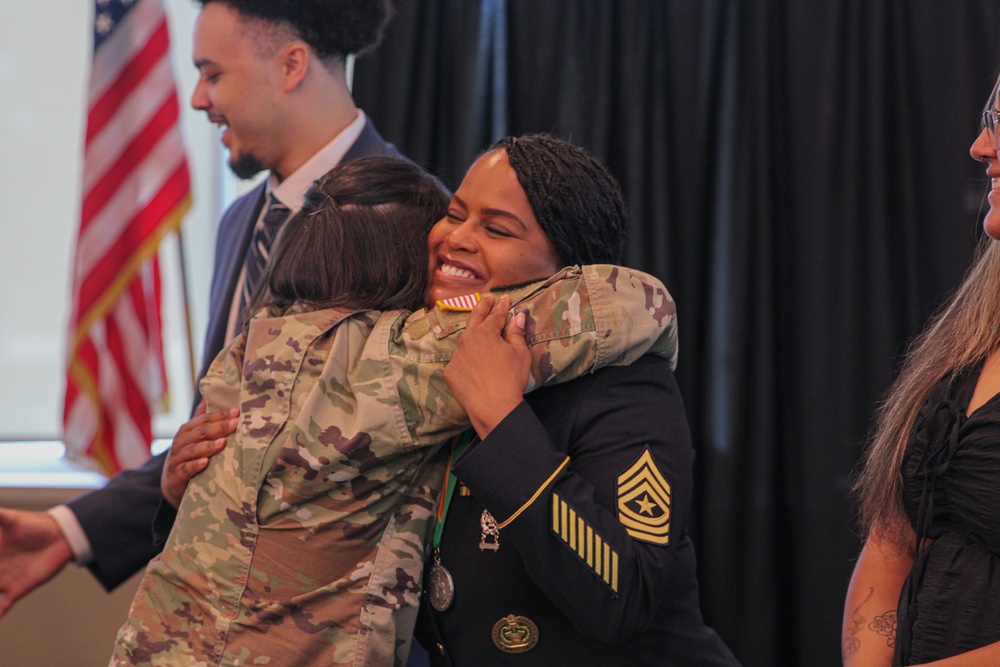 Sgt. Maj. Prewitt Retirement Ceremony