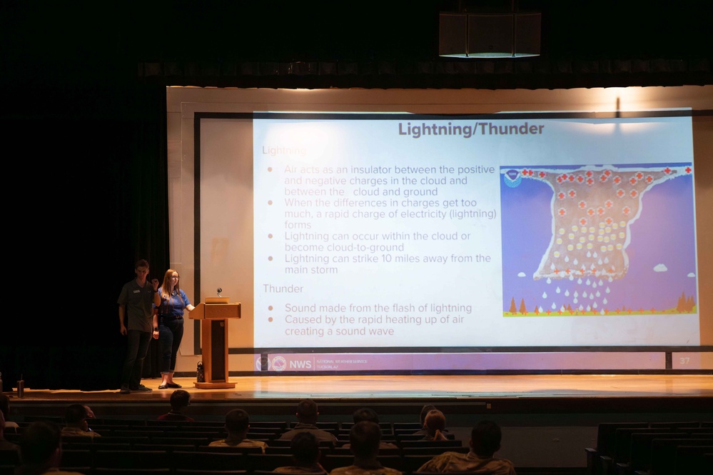 DMs first storm spotter training