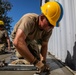 Engineer Soldiers Build Concrete Paths at Annual Training