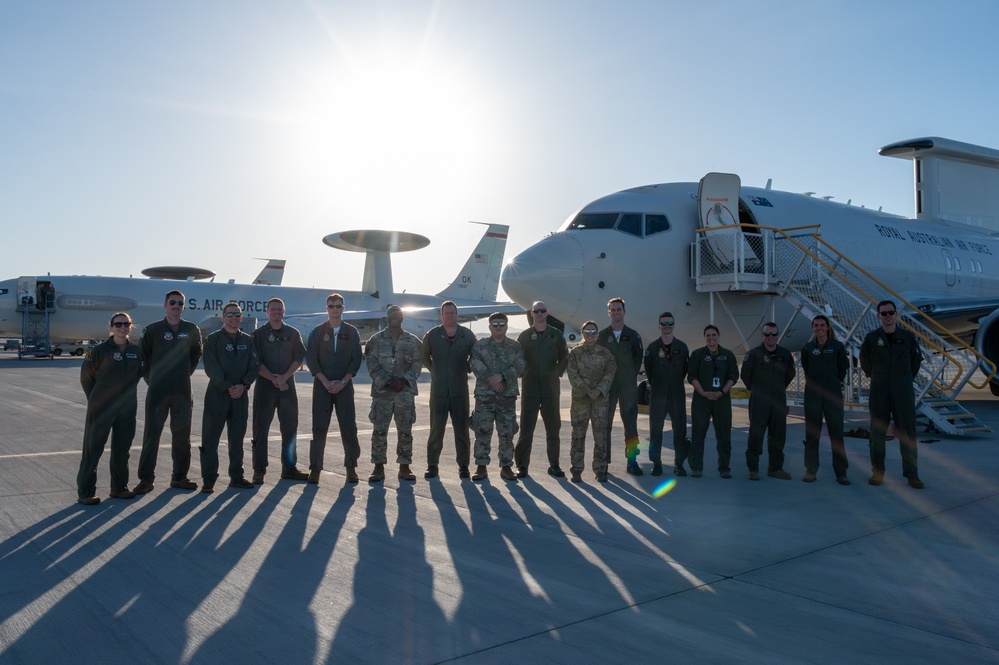RAAF No. 2 Squadron brings E-7A Wedgetail to Nellis AFB
