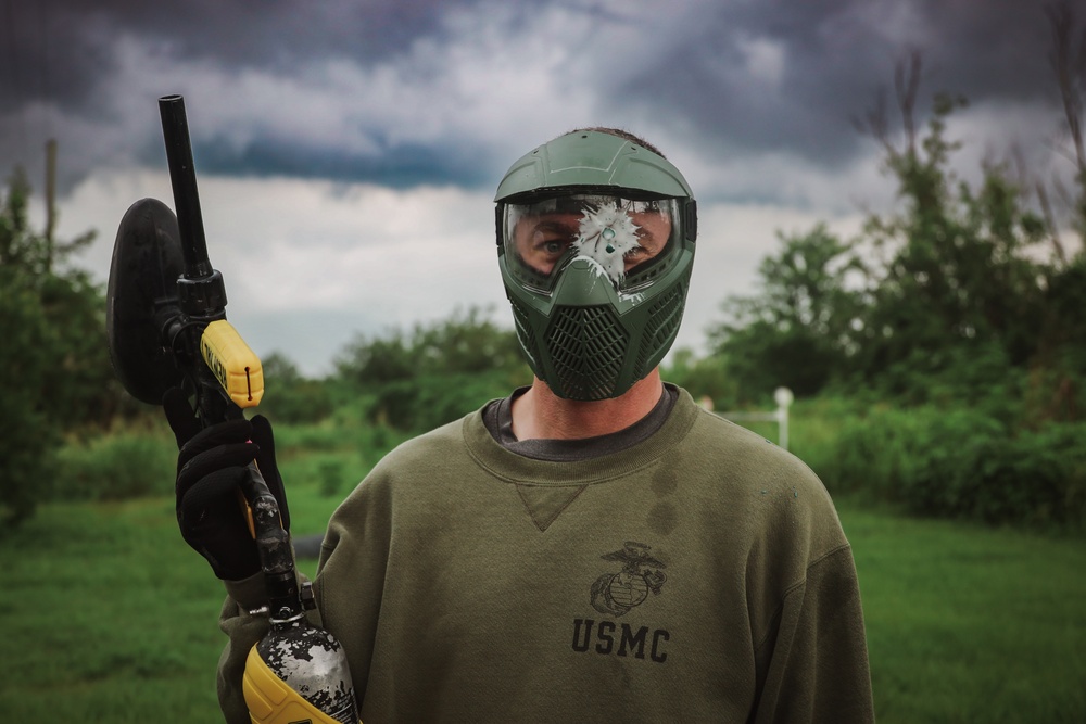 Marine Forces Reserve Band paintball expedition