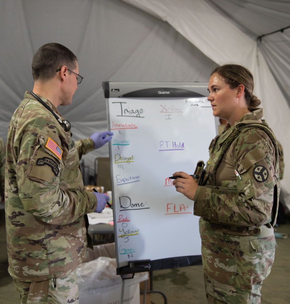 278th Soldiers conduct MASCAL exercise