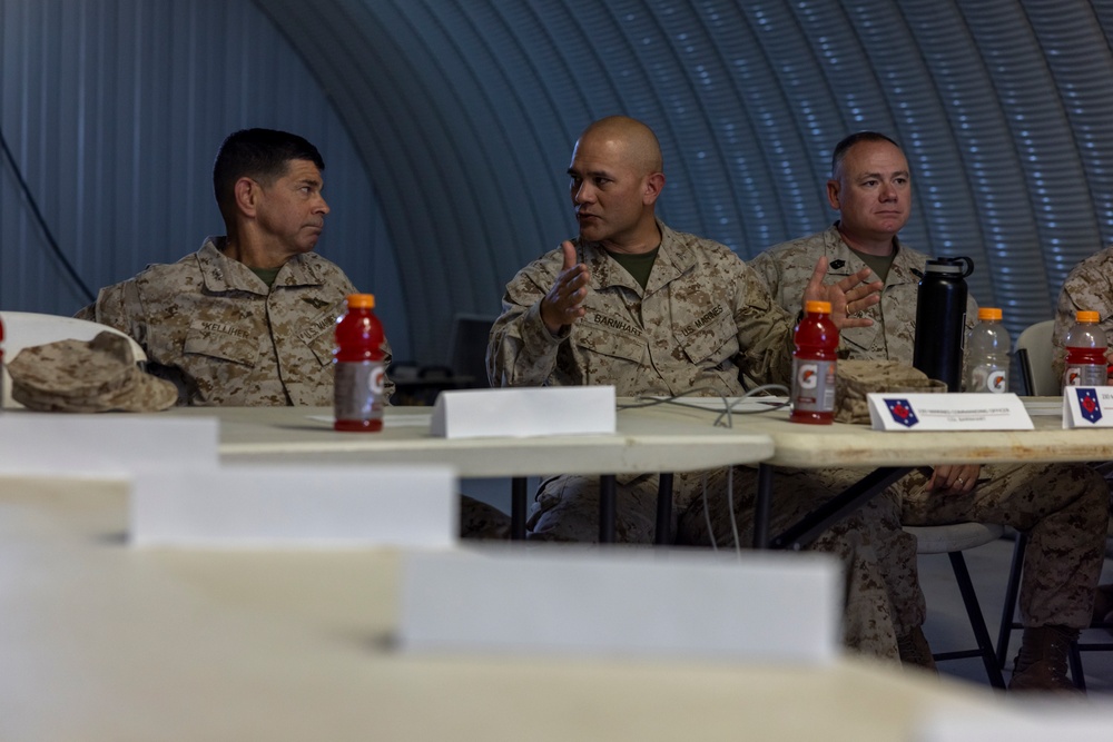 Maj. Gen. Kelliher and Col. Barnhart Discuss ITX 4-24