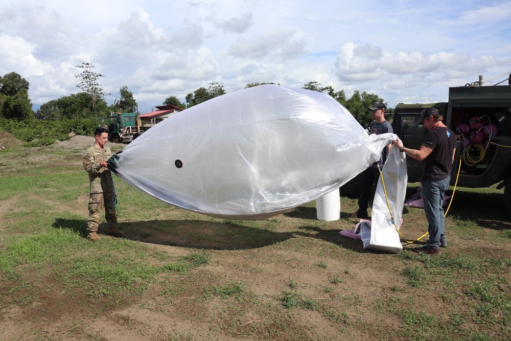 US Army Launches High-Altitude Balloons for Exercise Salaknib