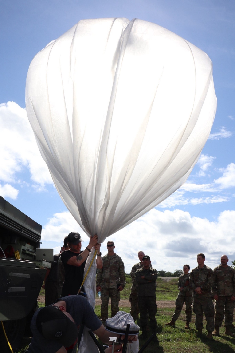 US Army Launches High-Altitude Balloons for Exercise Salaknib