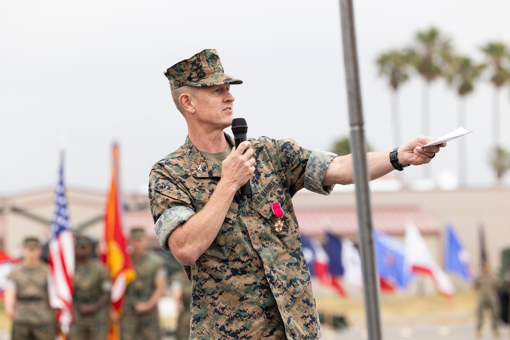 11th MEU Change of Command Ceremony