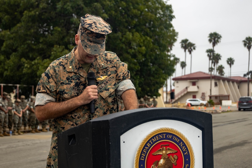 Combat Logistics Regiment 1 Change of Command Ceremony